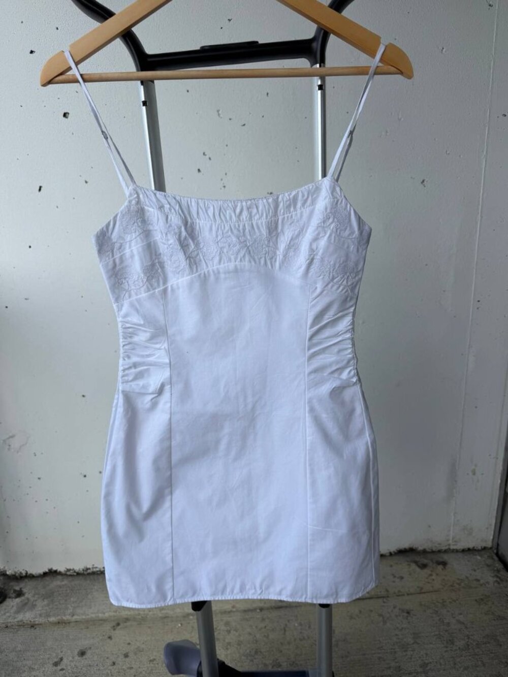 Zara White Embroidered Mini Dress XS Zara White Embroidered Mini Dress XS NWT